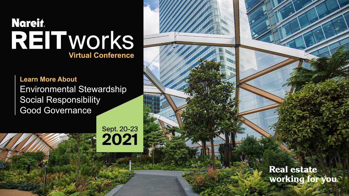 Registration is Now Open for Nareit’s REITworks 2021 Conference Nareit